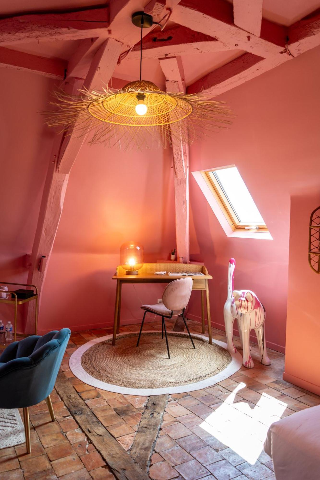 Casa Mila - Maison d'Hôtes raffinée vue sur Loire Saint-Mathurin  Chambre photo