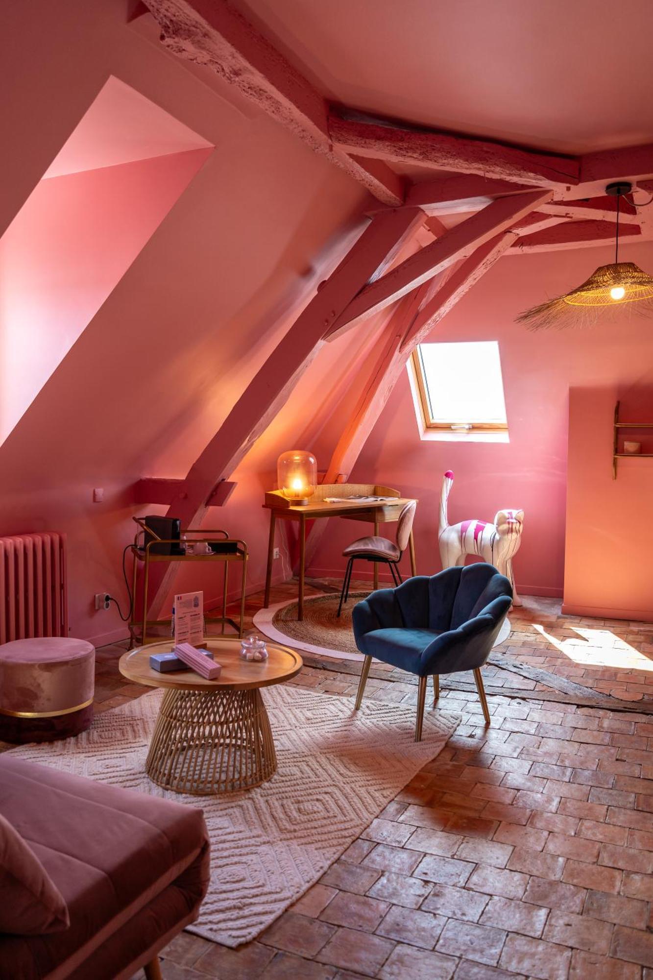 Casa Mila - Maison d'Hôtes raffinée vue sur Loire Saint-Mathurin  Chambre photo
